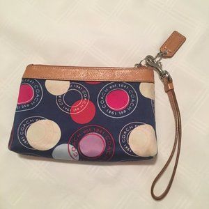 Silk Coach wristlet